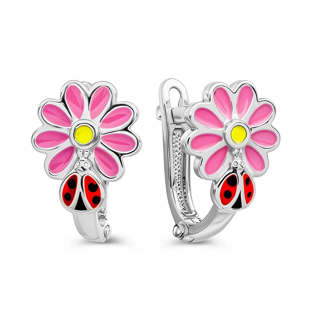 Серьги детские из серебра 925 пробы