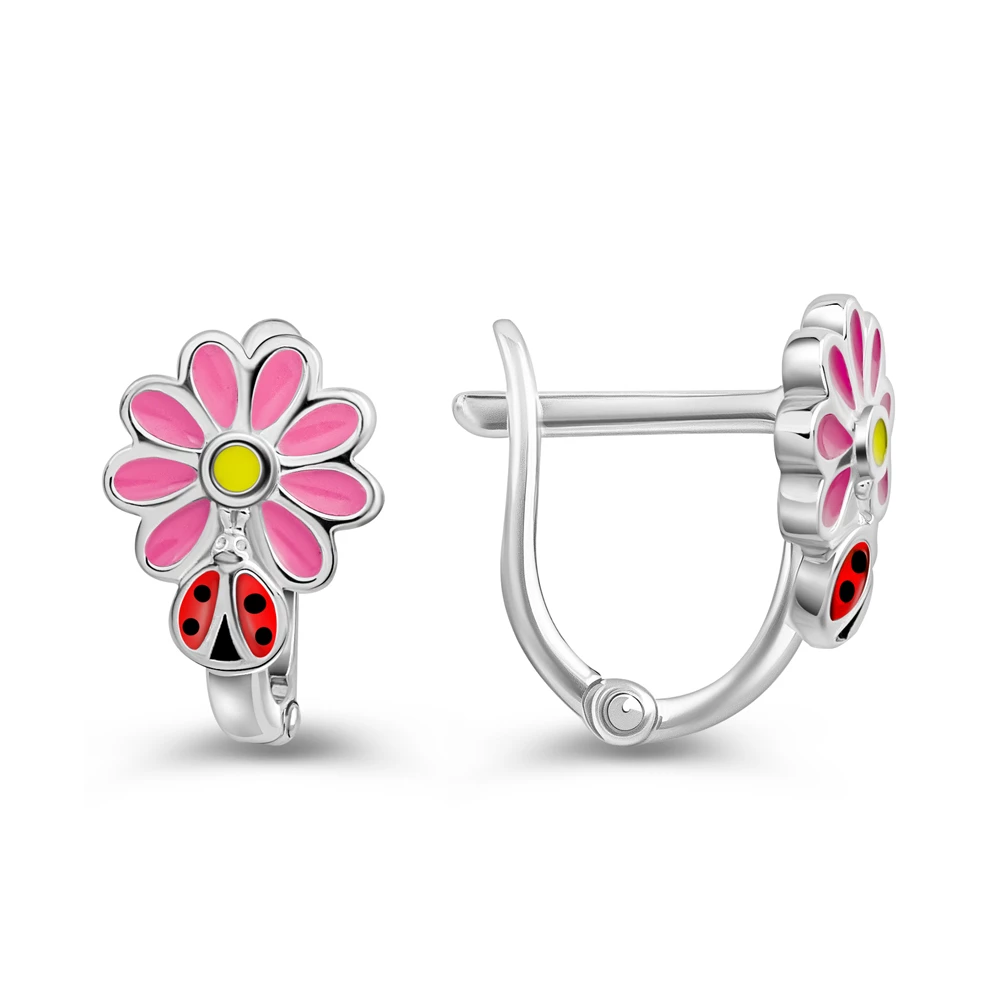Серьги детские из серебра 925 пробы