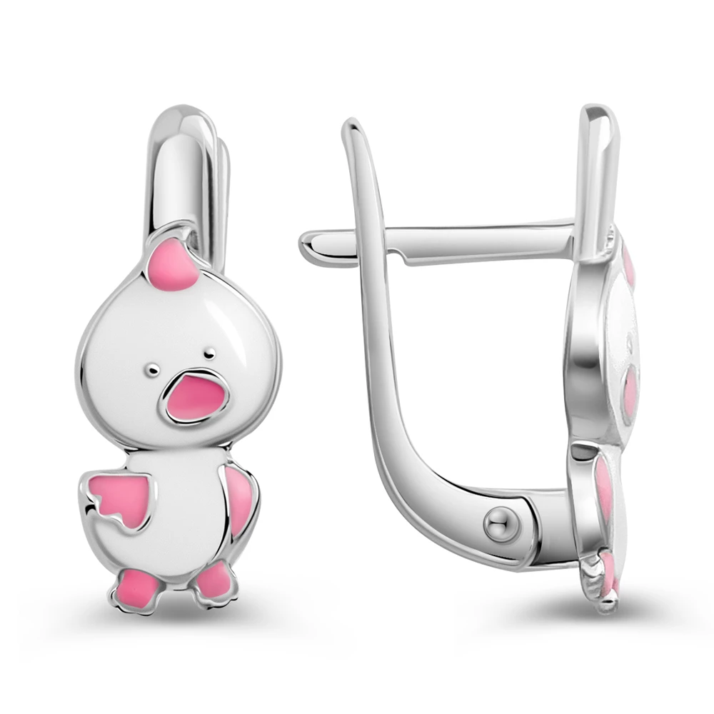 Серьги детские из серебра 925 пробы