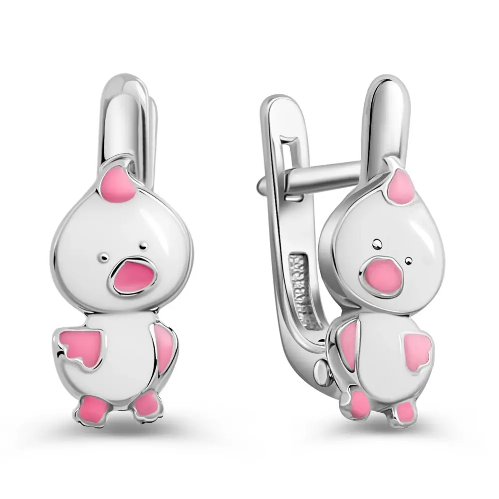 Серьги детские из серебра 925 пробы