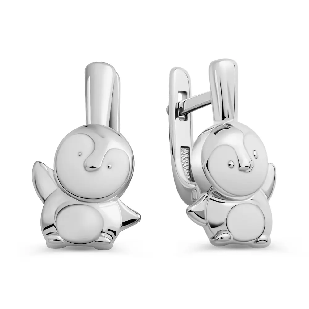 Серьги детские из серебра 925 пробы
