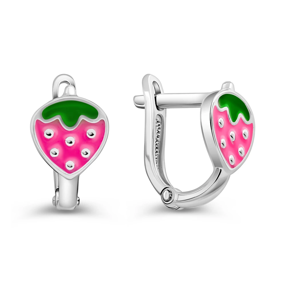 Серьги детские из серебра 925 пробы