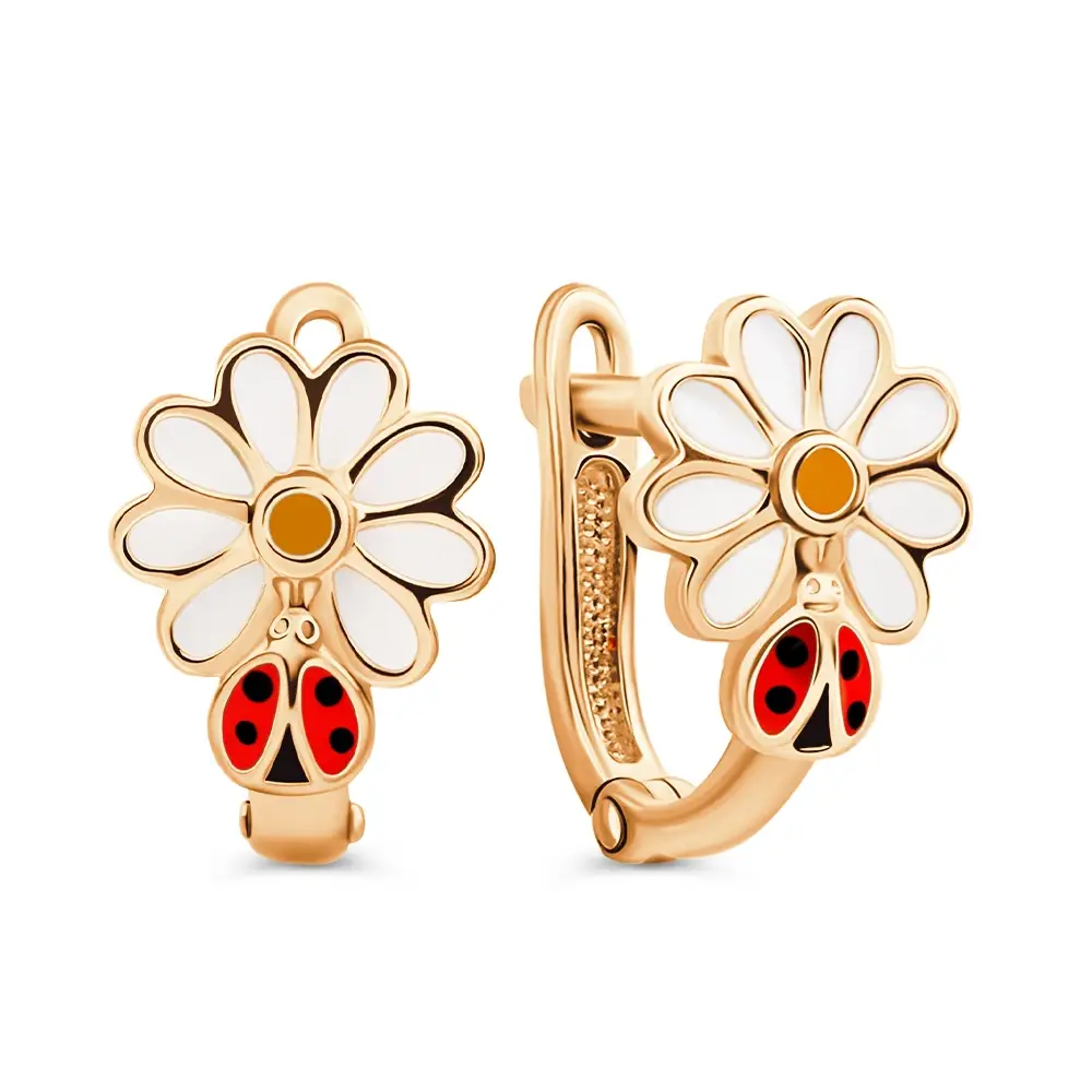 Серьги детские из серебра 925 пробы