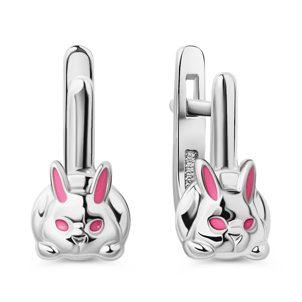 Серьги детские из серебра 925 пробы