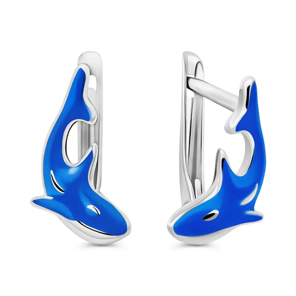 Серьги детские из серебра 925 пробы