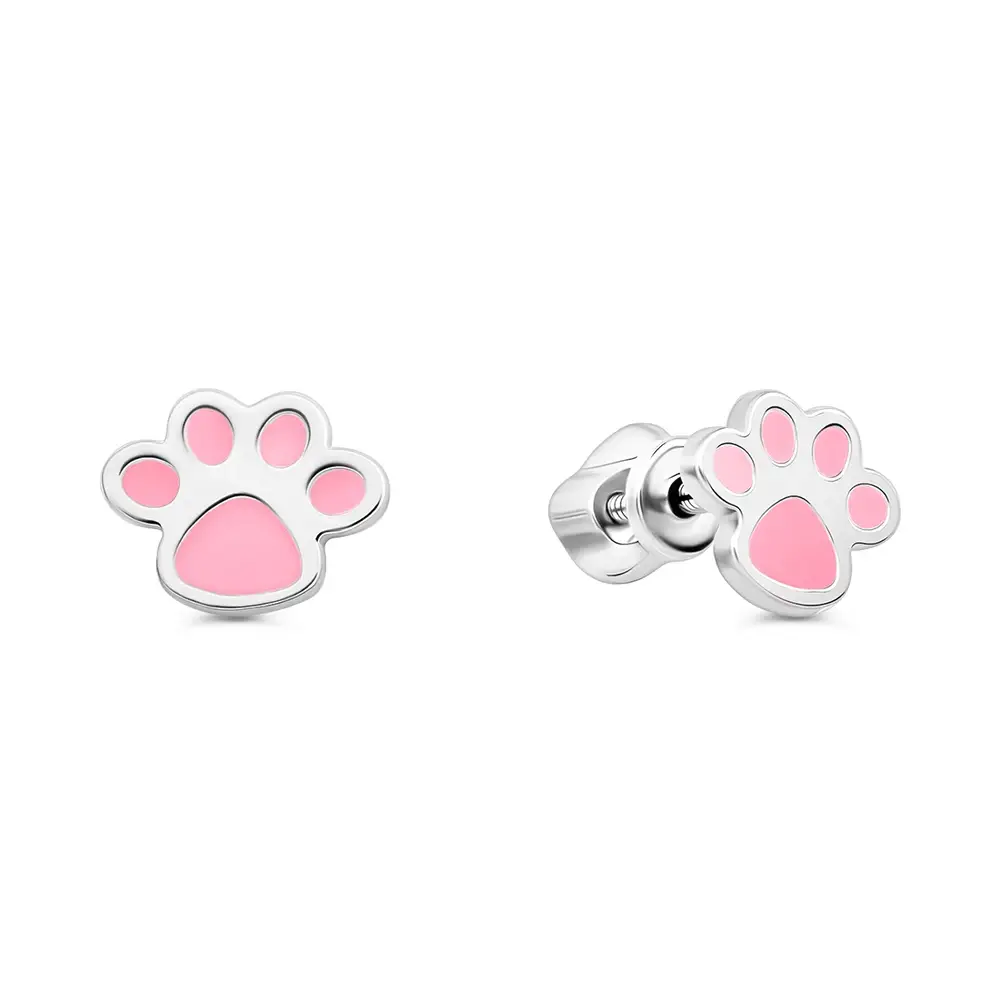 Серьги детские из серебра 925 пробы