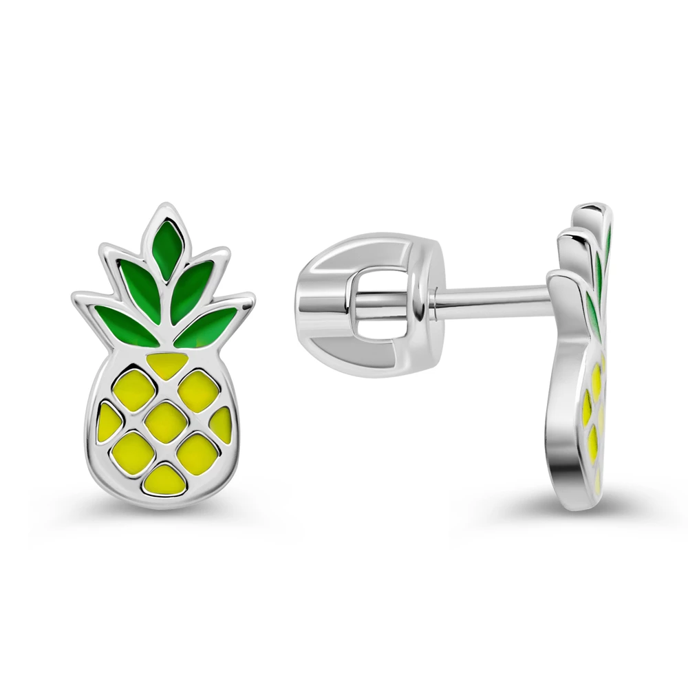 Серьги детские из серебра 925 пробы