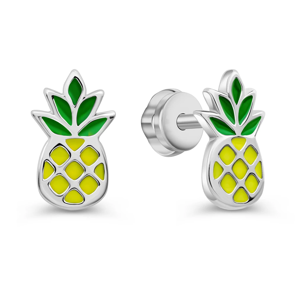 Серьги детские из серебра 925 пробы