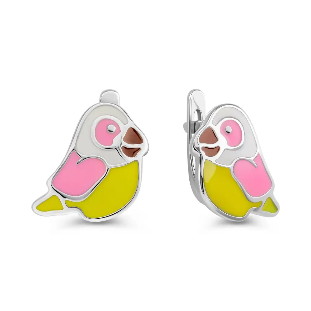 Серьги детские из серебра 925 пробы