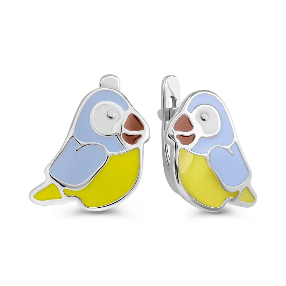 Серьги детские из серебра 925 пробы