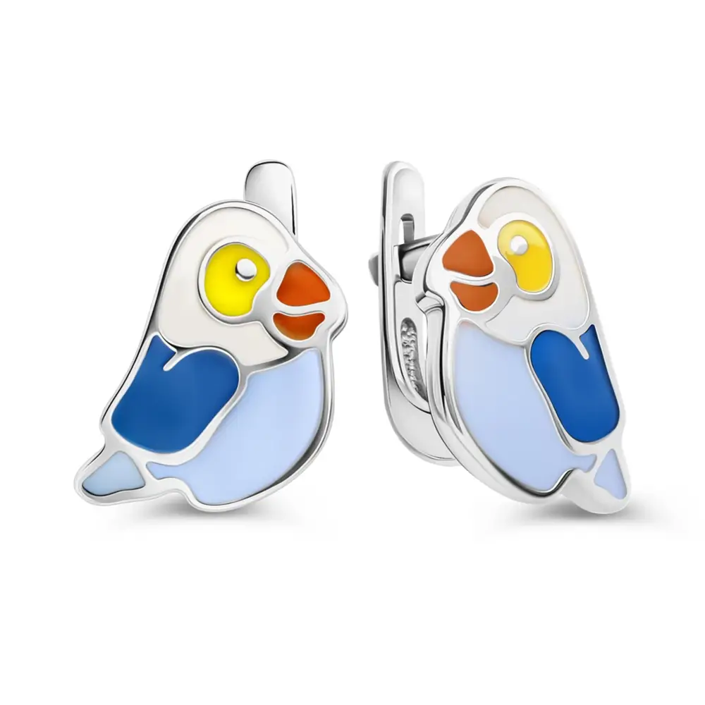 Серьги детские из серебра 925 пробы