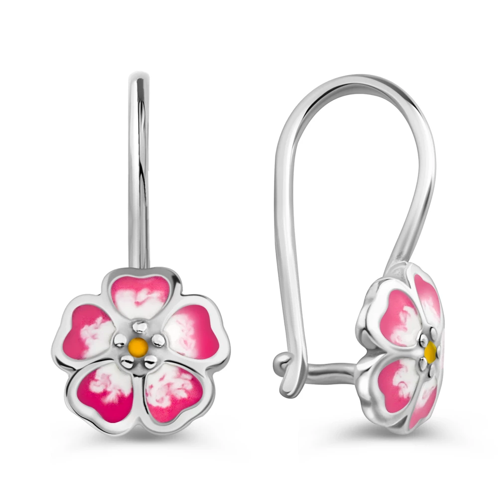 Серьги детские из серебра 925 пробы