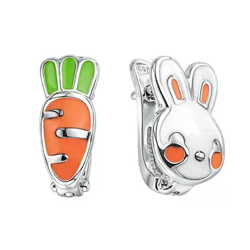 Серьги детские из серебра 925 пробы