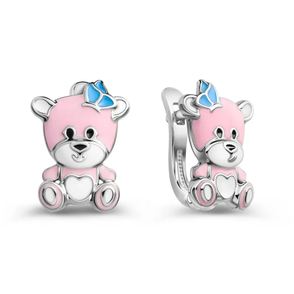 Серьги детские из серебра 925 пробы