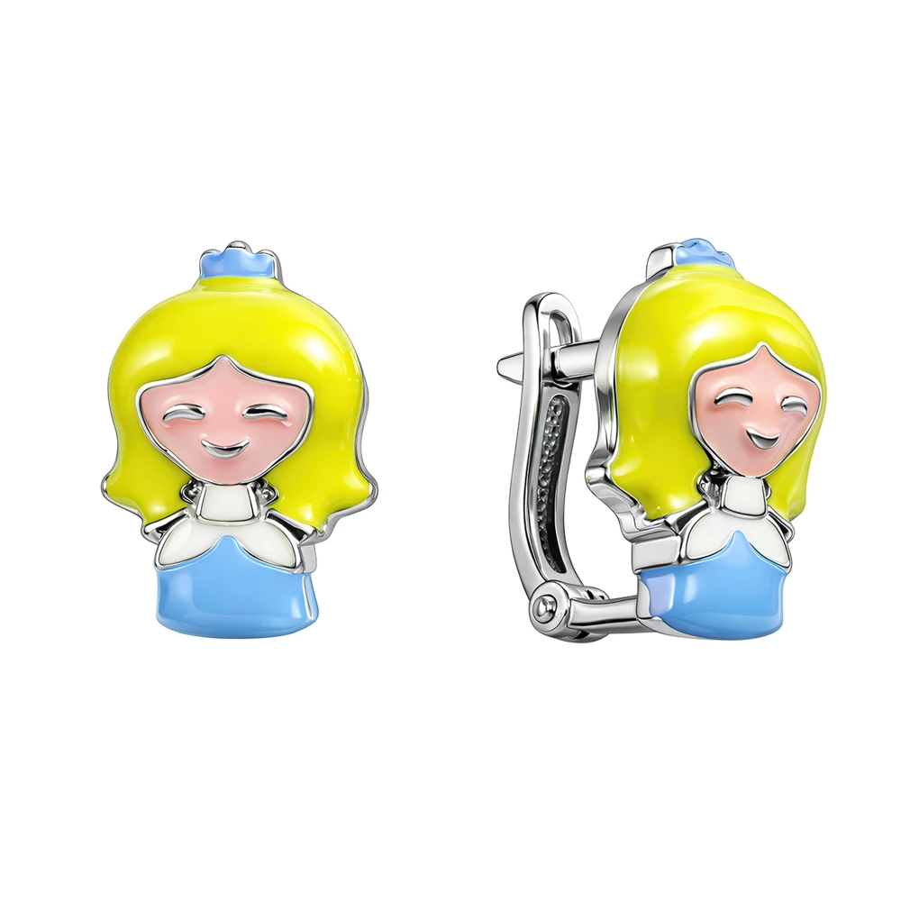 Серьги детские из серебра 925 пробы