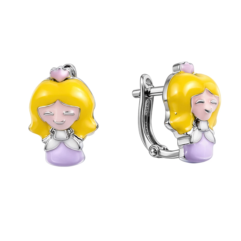 Серьги детские из серебра 925 пробы