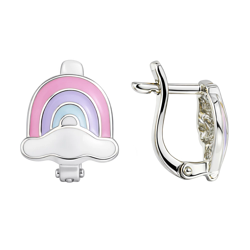 Серьги детские из серебра 925 пробы