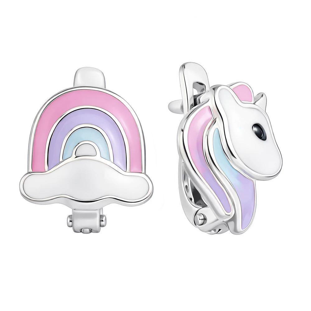 Серьги детские из серебра 925 пробы