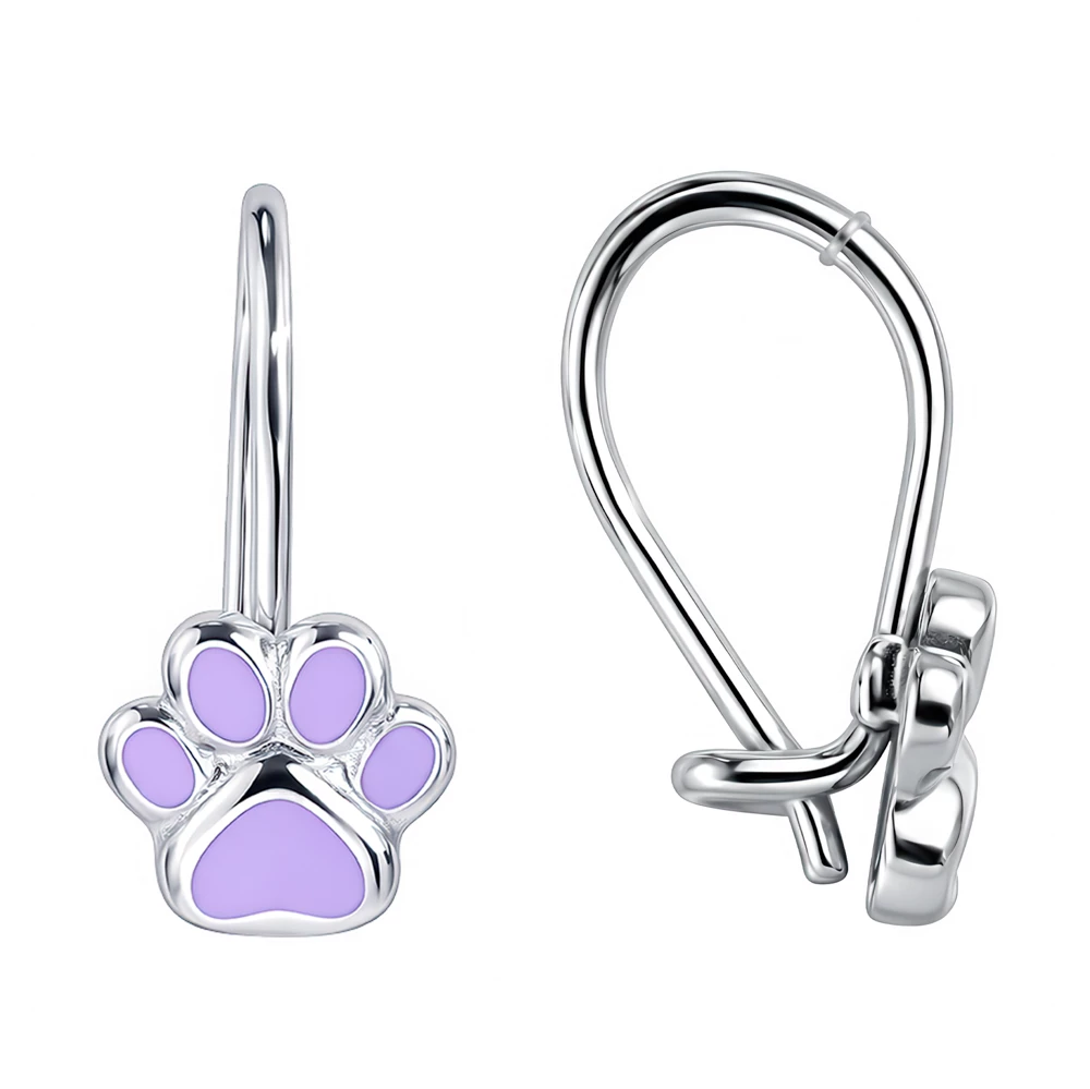 Серьги детские из серебра 925 пробы