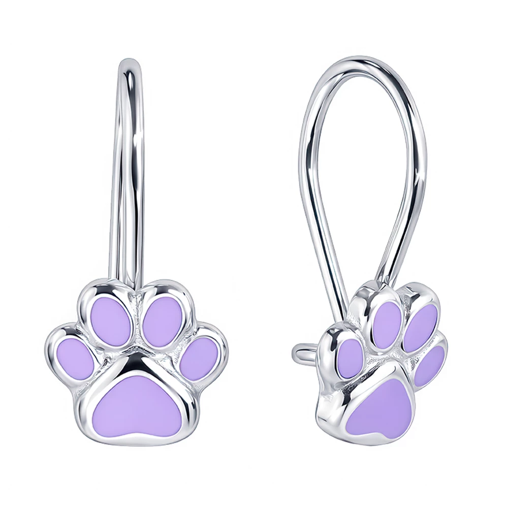 Серьги детские из серебра 925 пробы