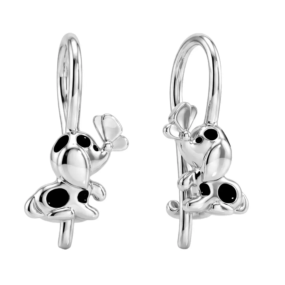 Серьги детские из серебра 925 пробы 1