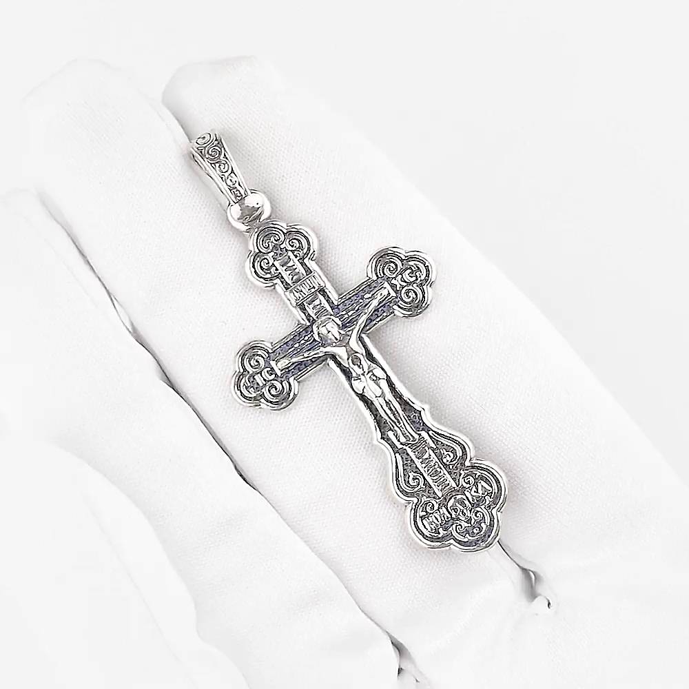 Крестик из серебра 925 пробы 1