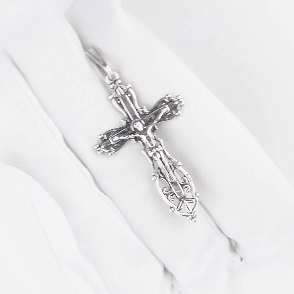 Крестик из серебра 925 пробы 1