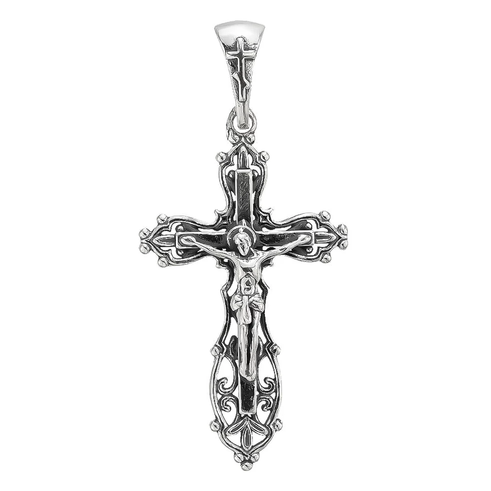 Крестик из серебра 925 пробы 1