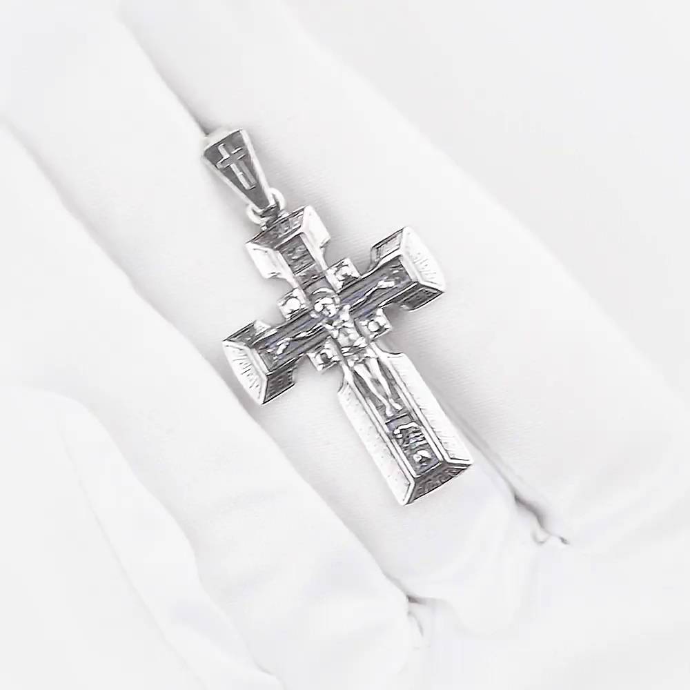 Крестик из серебра 925 пробы 1