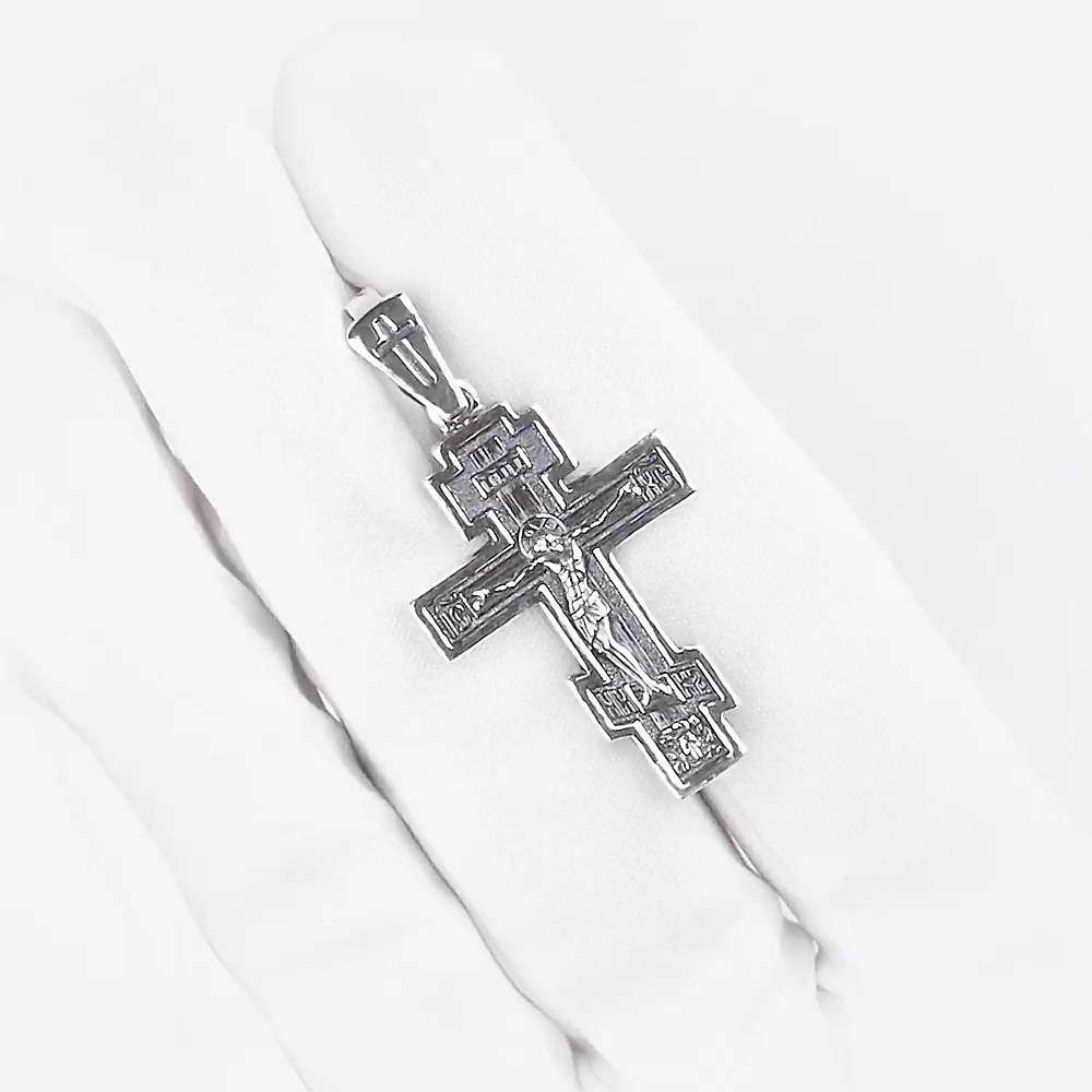 Крестик из серебра 925 пробы 1