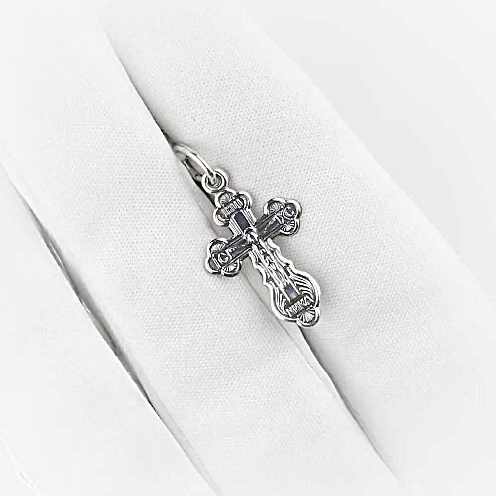 Крестик из серебра 925 пробы 1