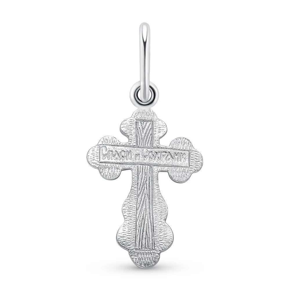 Крестик из серебра 925 пробы 2