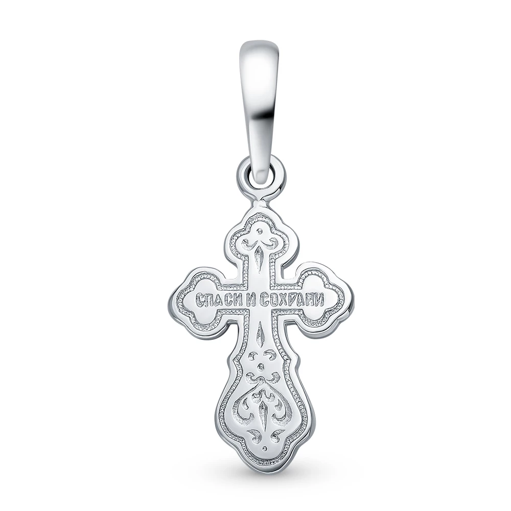 Крестик из серебра 925 пробы 2