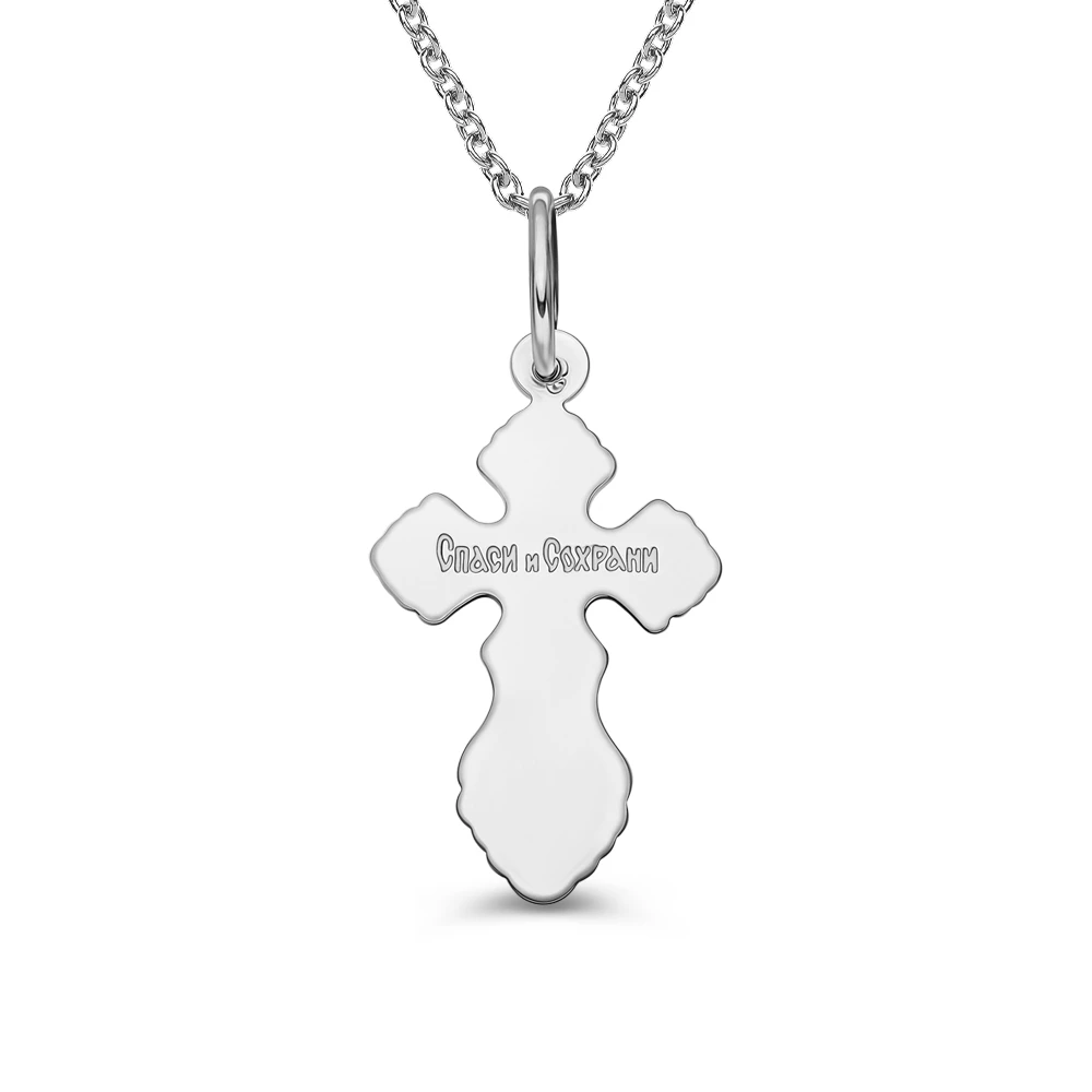 Крестик из серебра 925 пробы