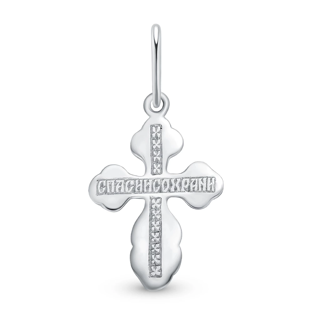 Крестик из серебра 925 пробы 2