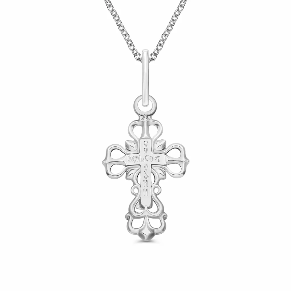 Крестик из серебра 925 пробы 2