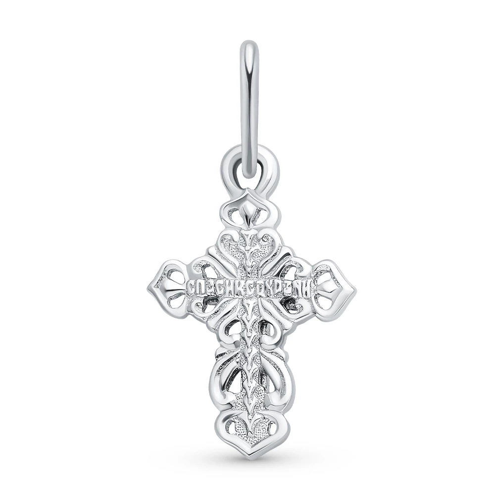 Крестик из серебра 925 пробы 2