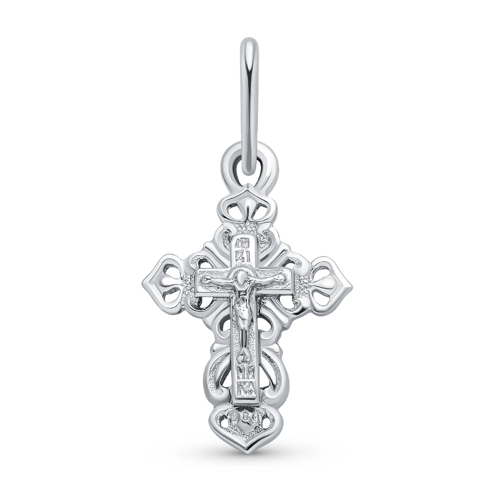 Крестик из серебра 925 пробы 1