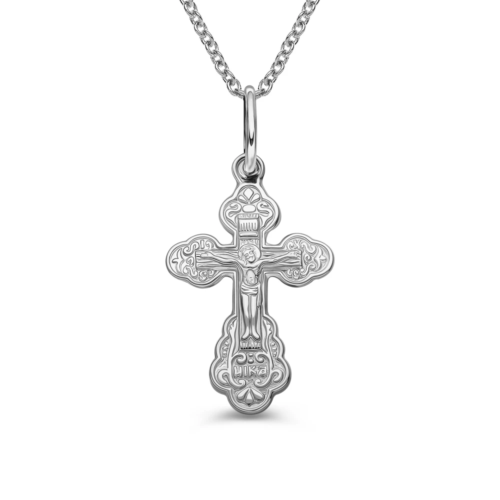 Крестик из серебра 925 пробы 2