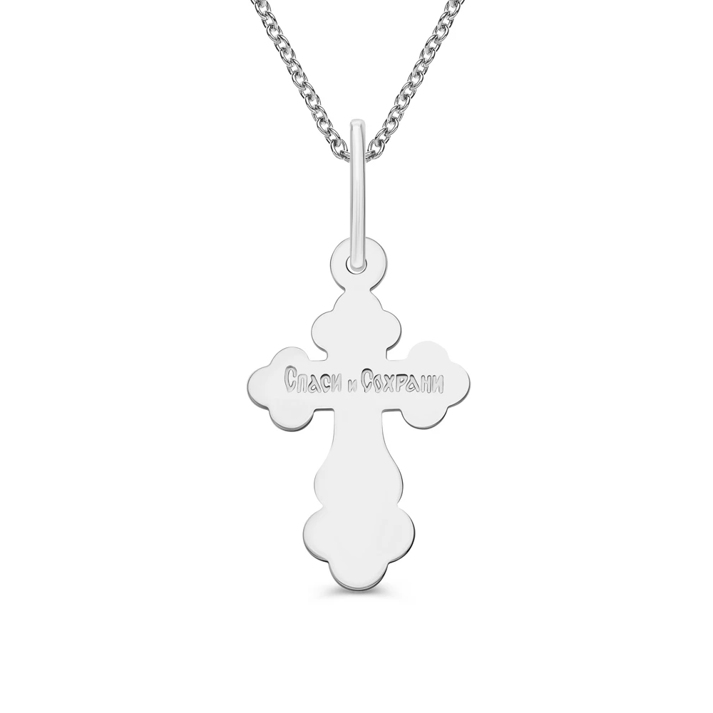 Крестик из серебра 925 пробы 2
