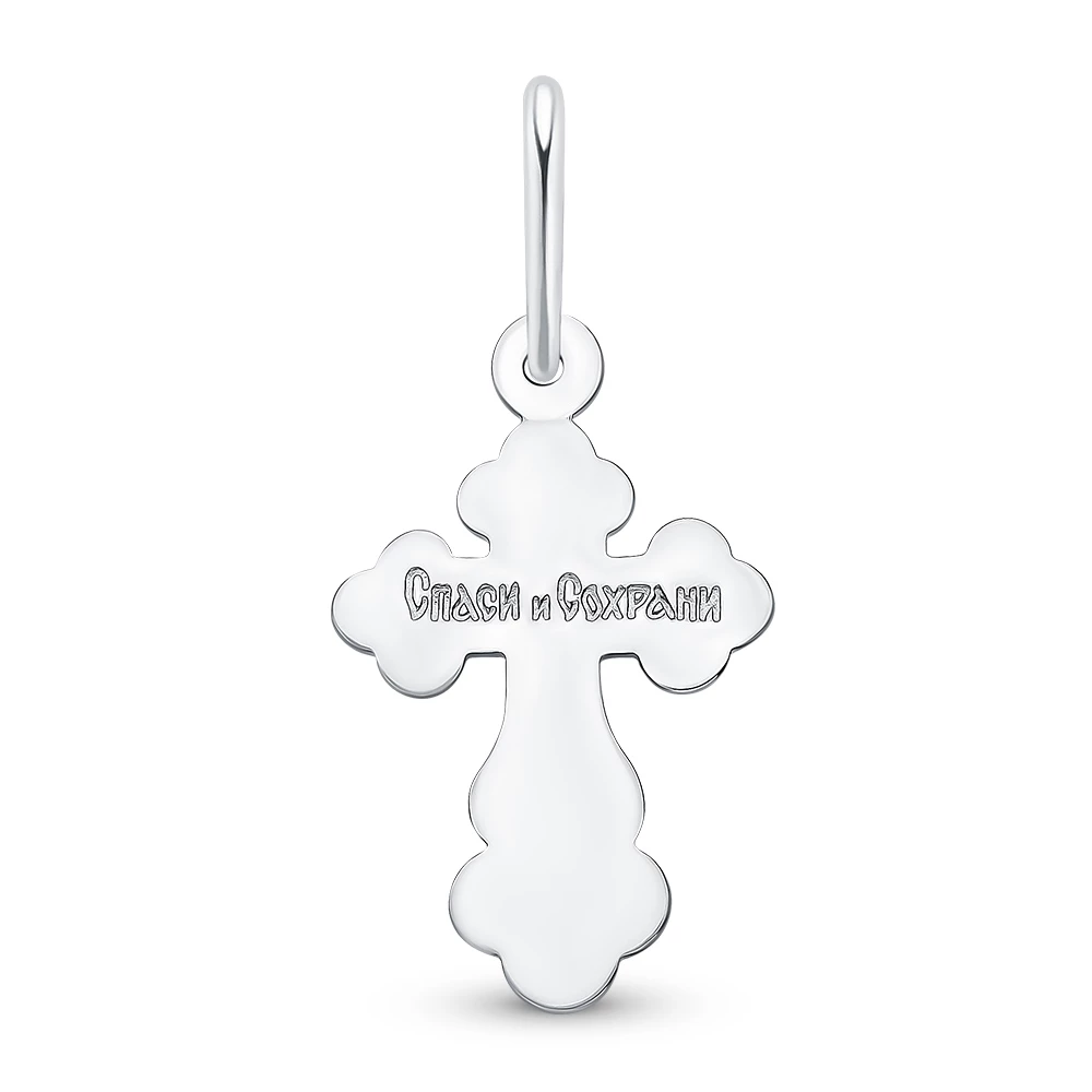 Крестик из серебра 925 пробы 2