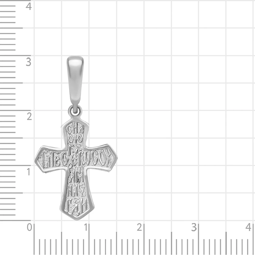 Крестик из серебра 925 пробы 2