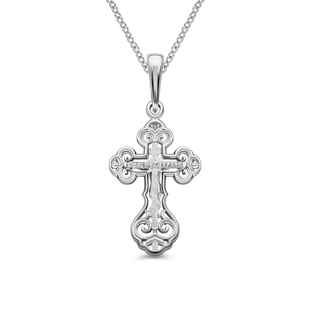 Крестик из серебра 925 пробы 3