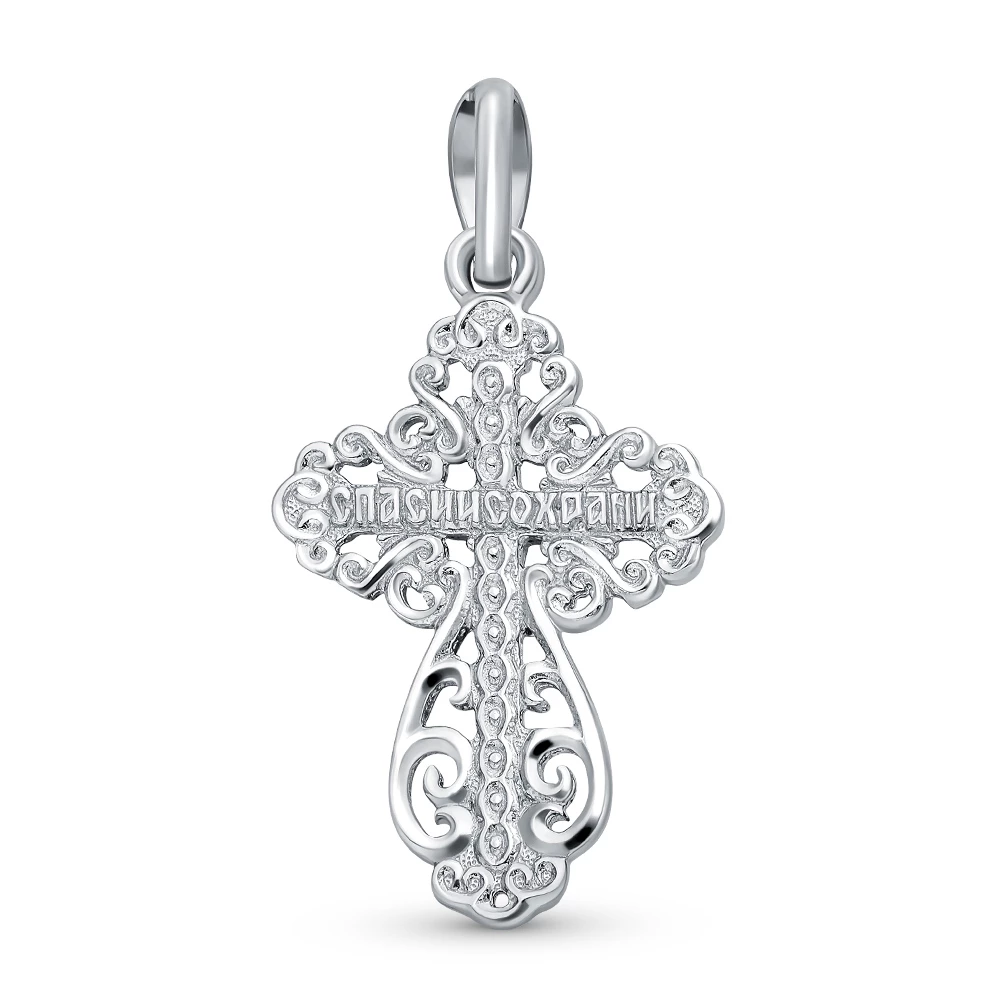 Крестик из серебра 925 пробы 2