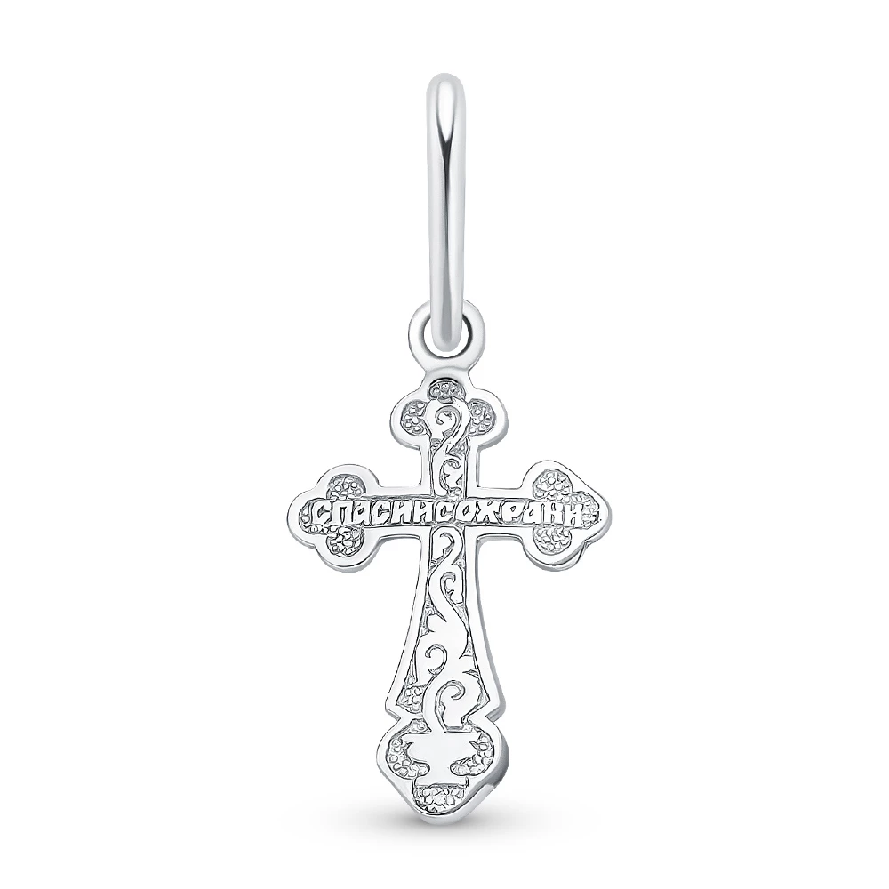 Крестик из серебра 925 пробы 2