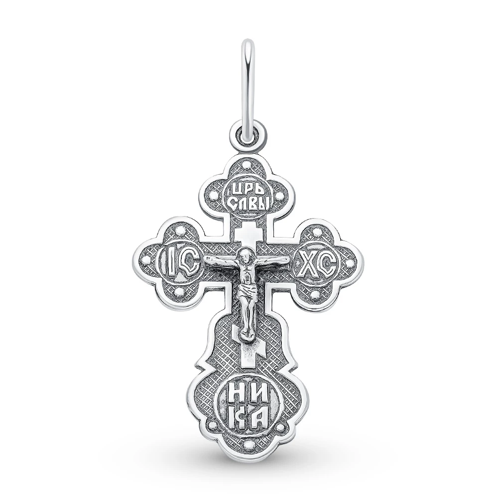 Крестик из серебра 925 пробы 1