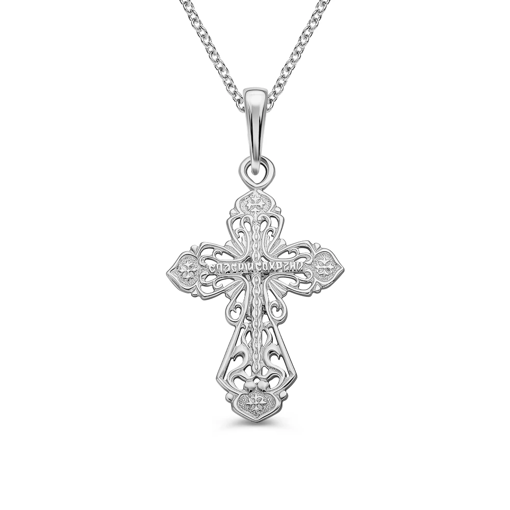 Крестик из серебра 925 пробы