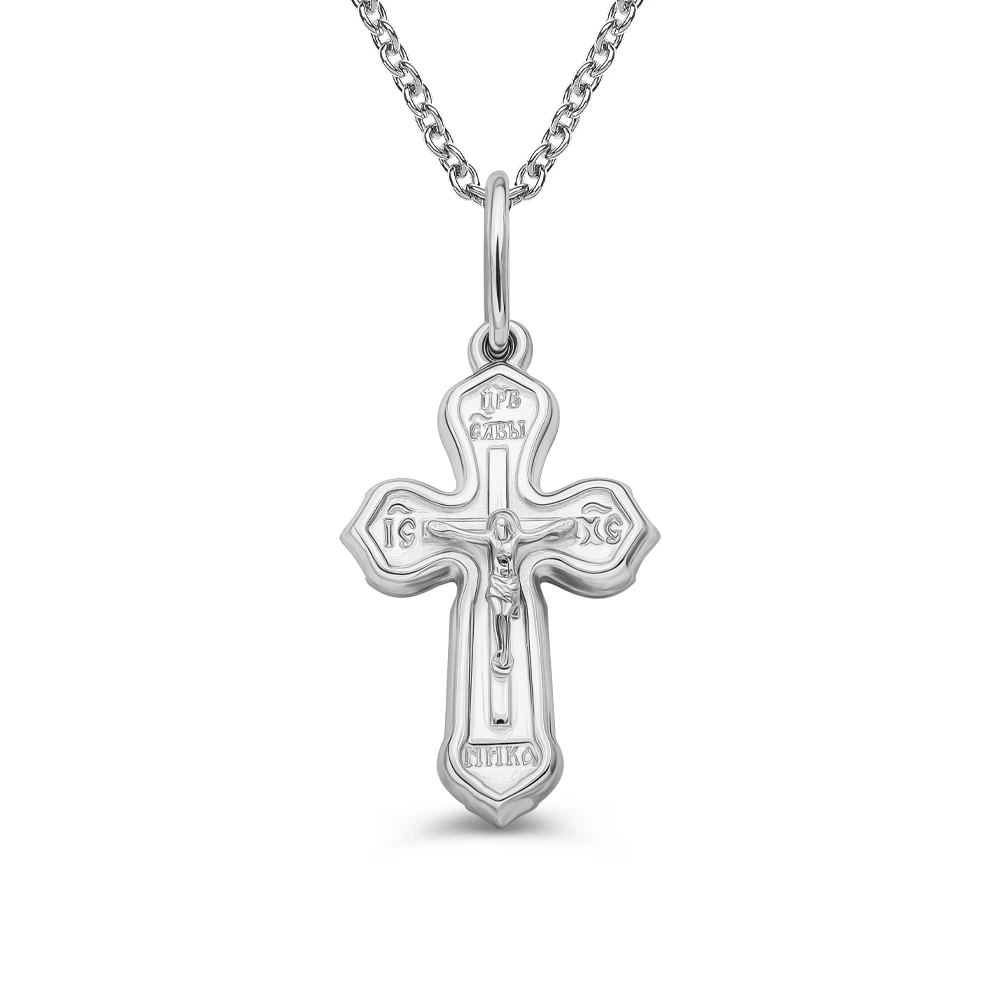 Крестик из серебра 925 пробы 1