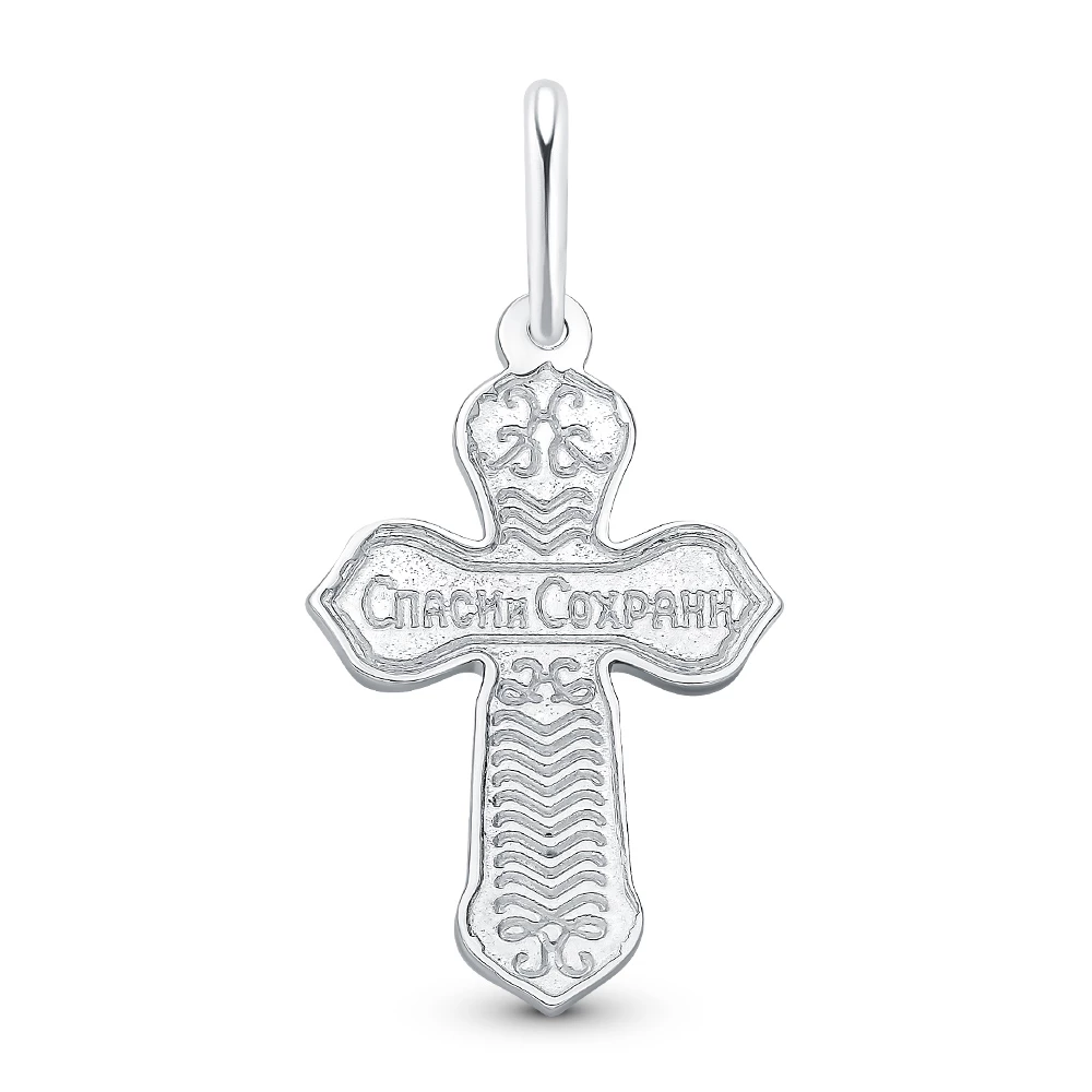 Крестик из серебра 925 пробы 2
