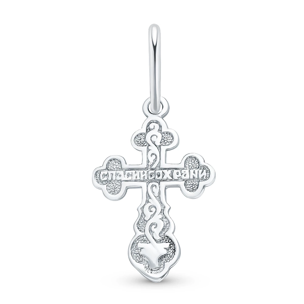 Крестик из серебра 925 пробы 2